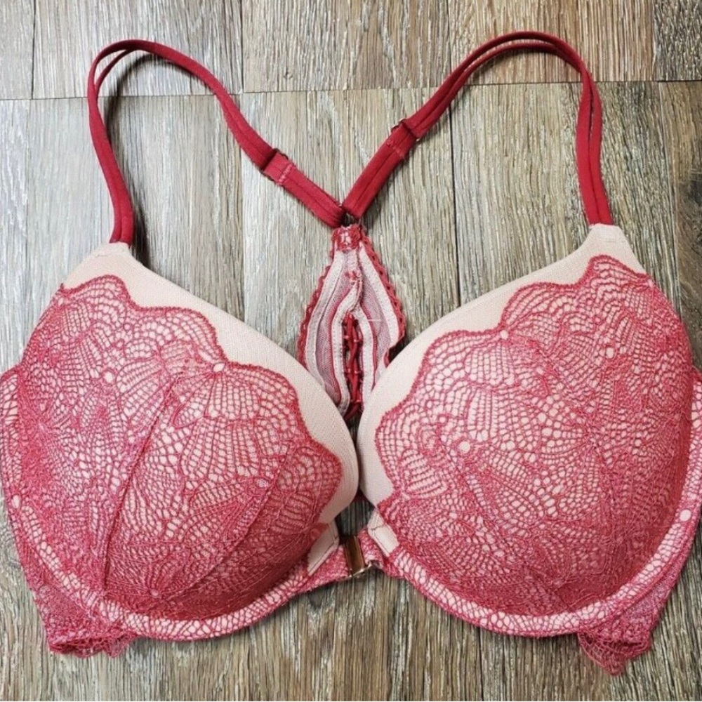 Victorias Secret Very Sexy Push Up Bra - Pink Lace